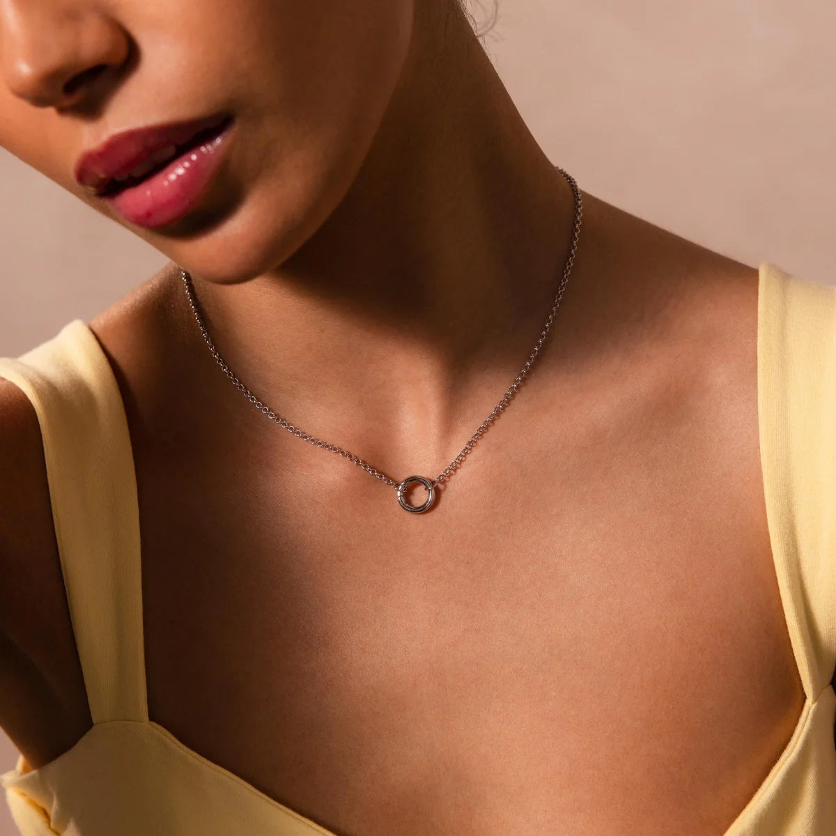 Eclipse Circle Necklace