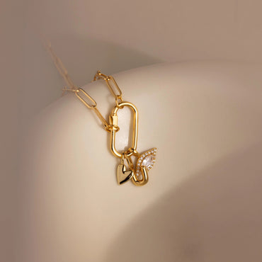 LUXEZ Dream Puff Heart Charm showcasing a soft, rounded heart shape and luminous polished surface.