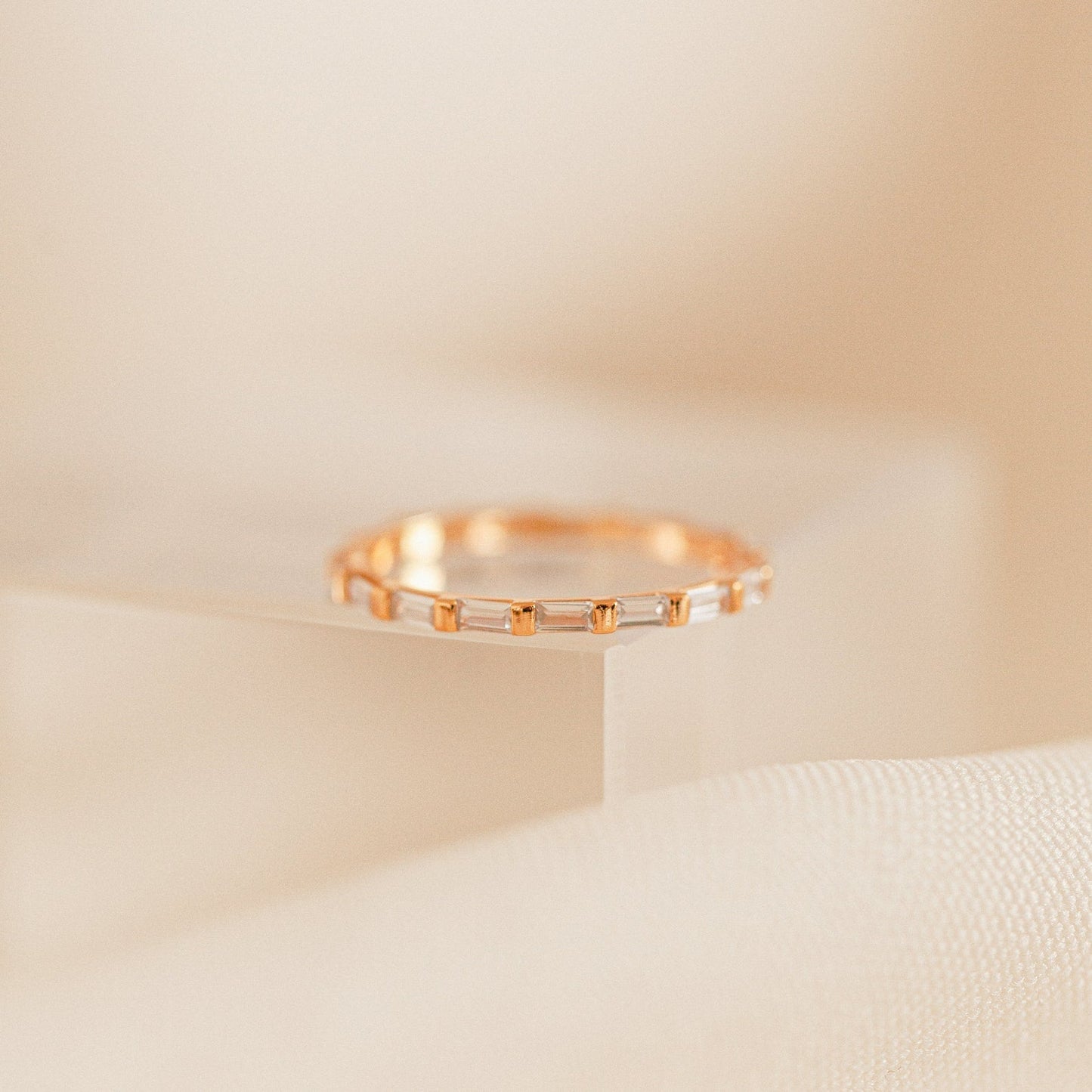 Baguette Eternity Ring 18K Gold