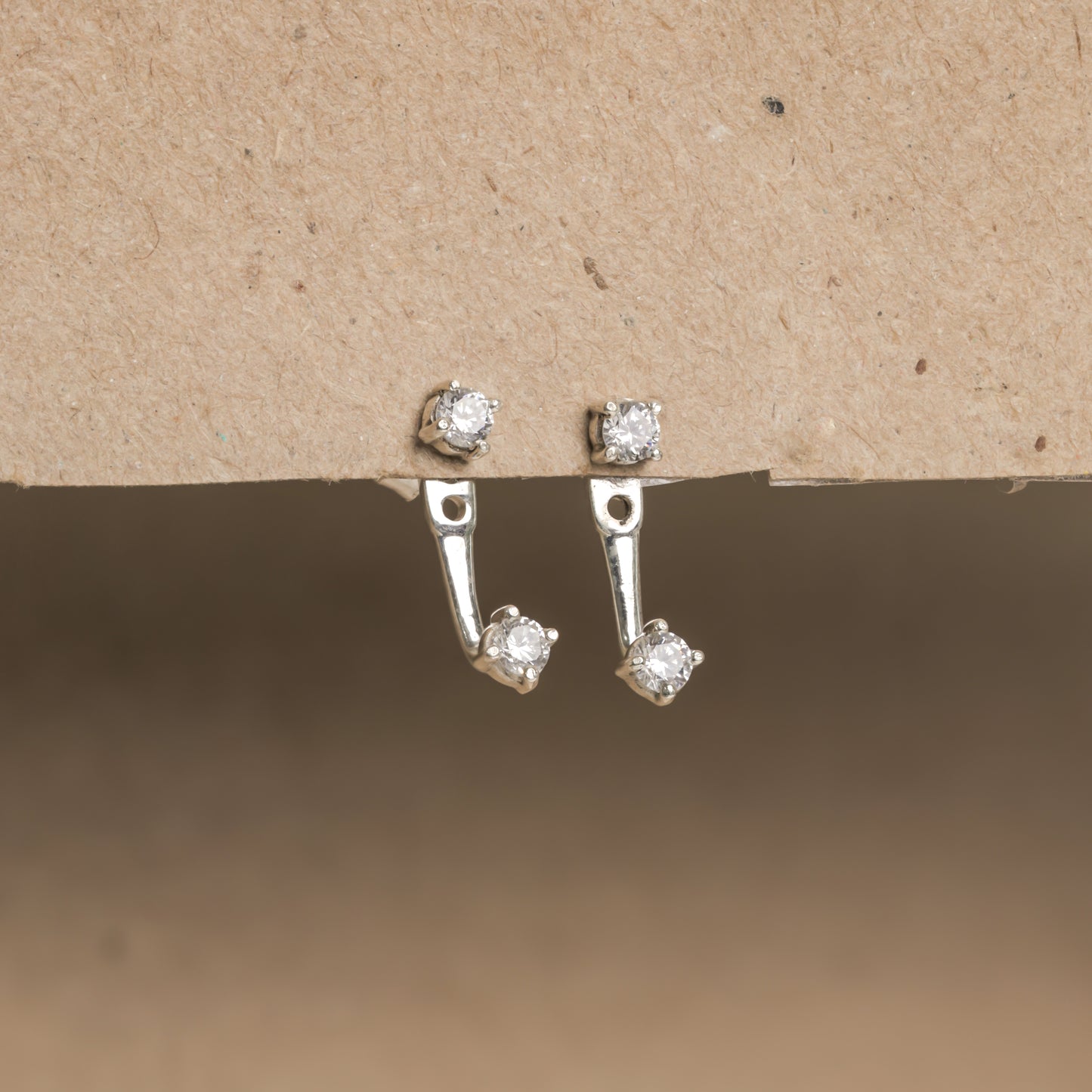 925 Silver Birthstone Ear Jackets