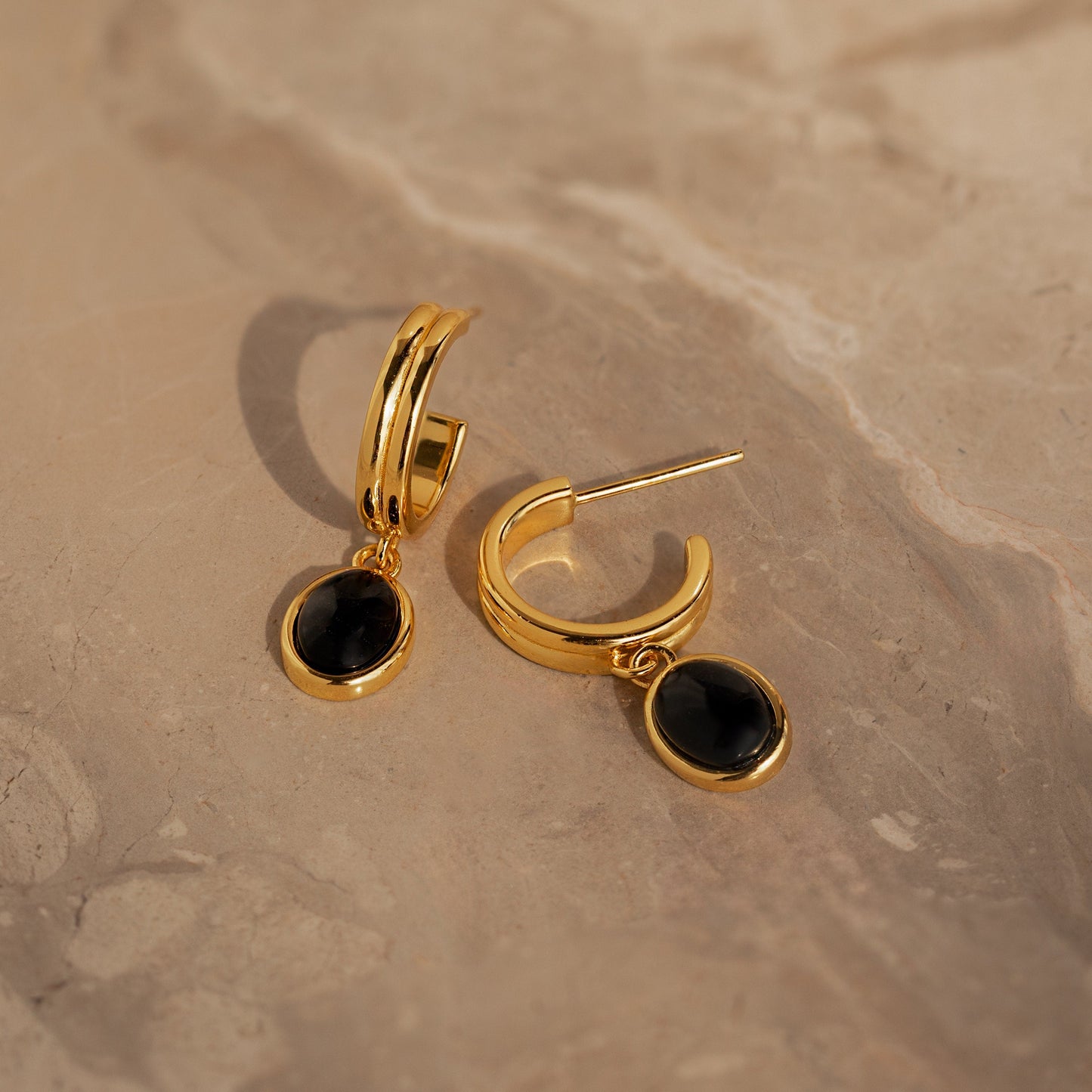 Black_Gemstone_Drop_Hoop_Earrings
