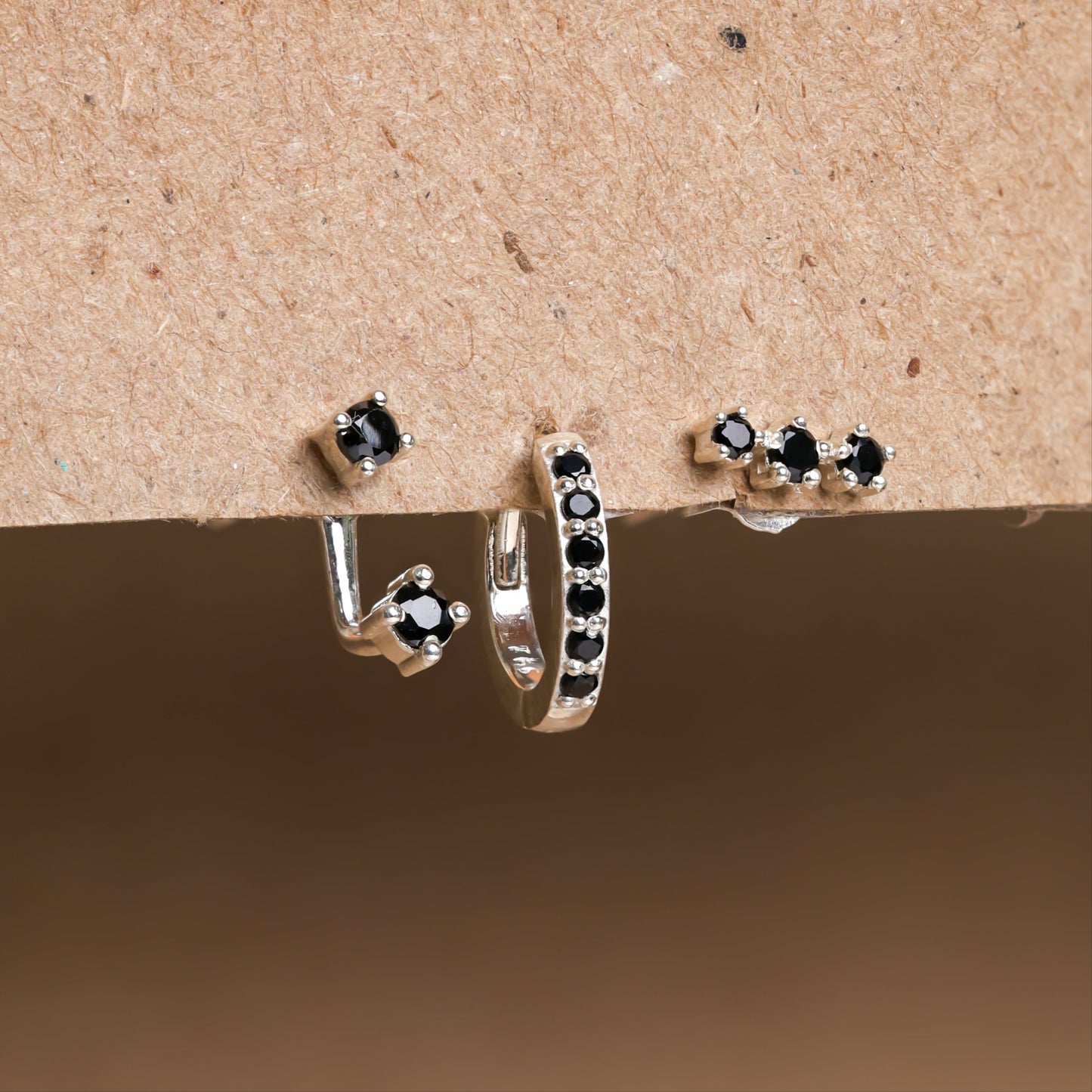 Black Diamond Earrings Set For Women/Girls