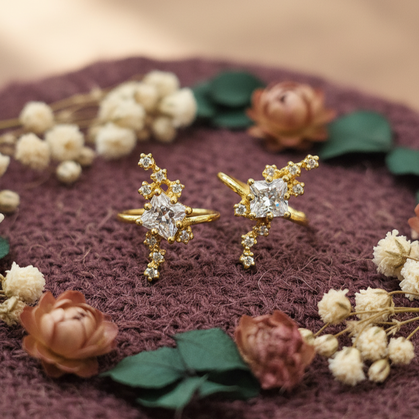 Princy Diamond Ear Cuffs