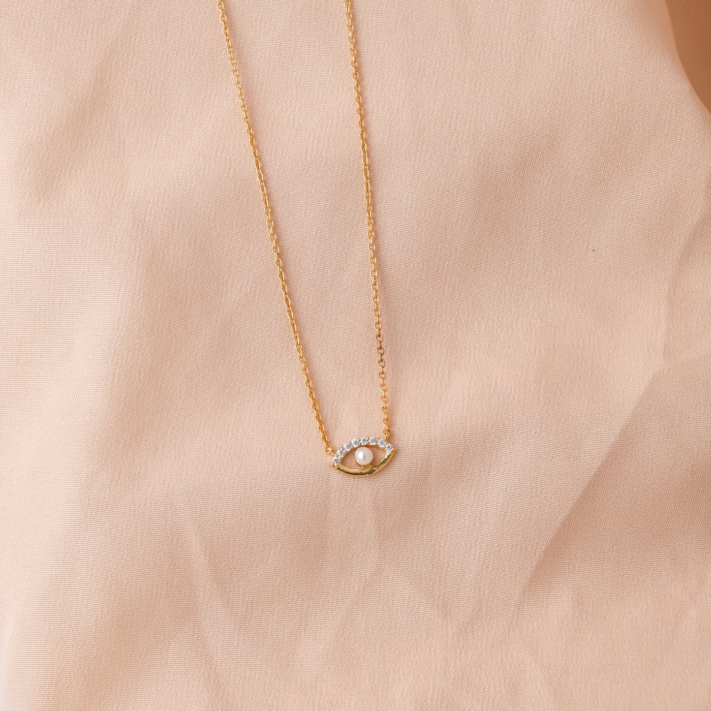 Guardian's Blessing Evil Eye Diamond Necklace For Women/Girls