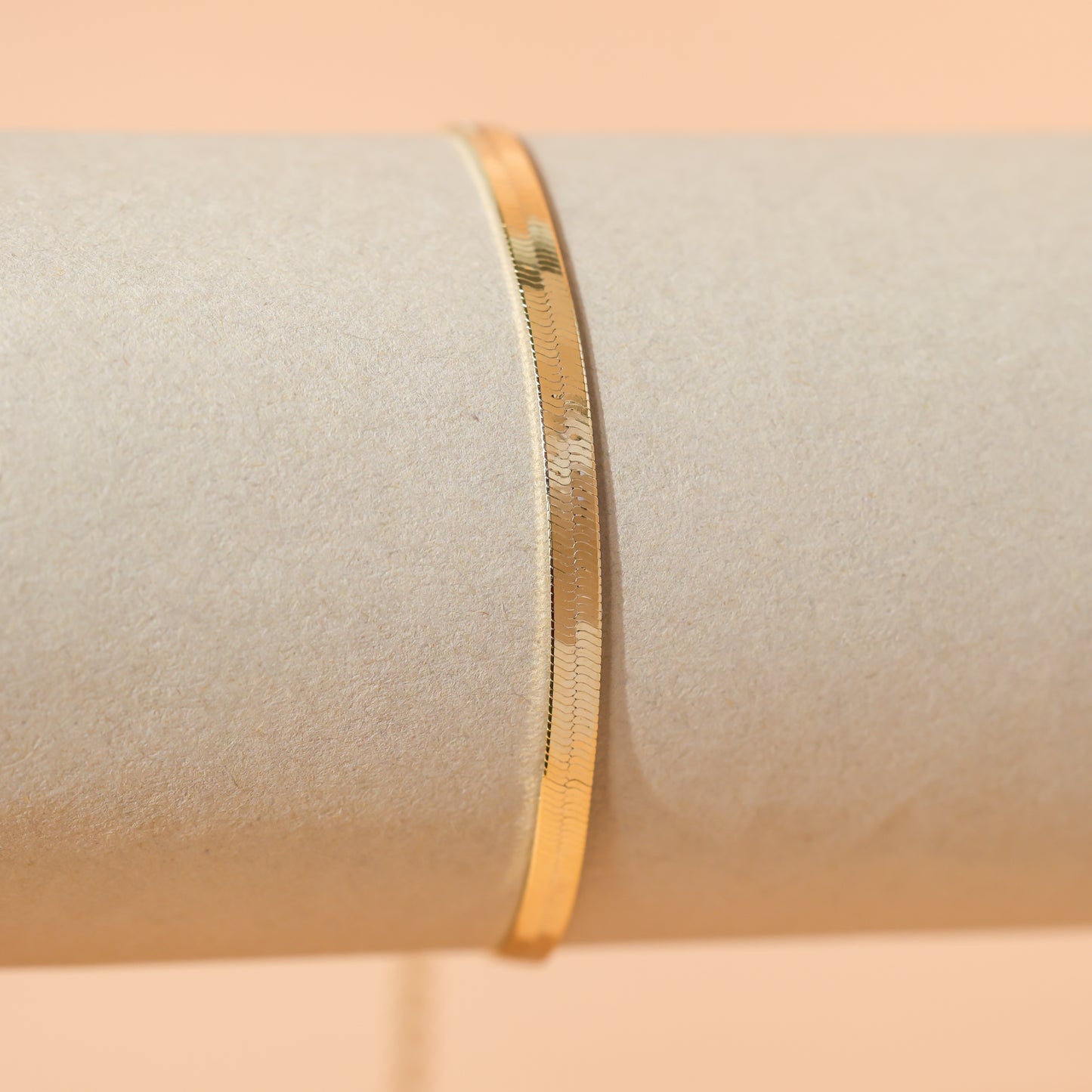 Herringbone Bracelet Gold Plated For Women/Girls