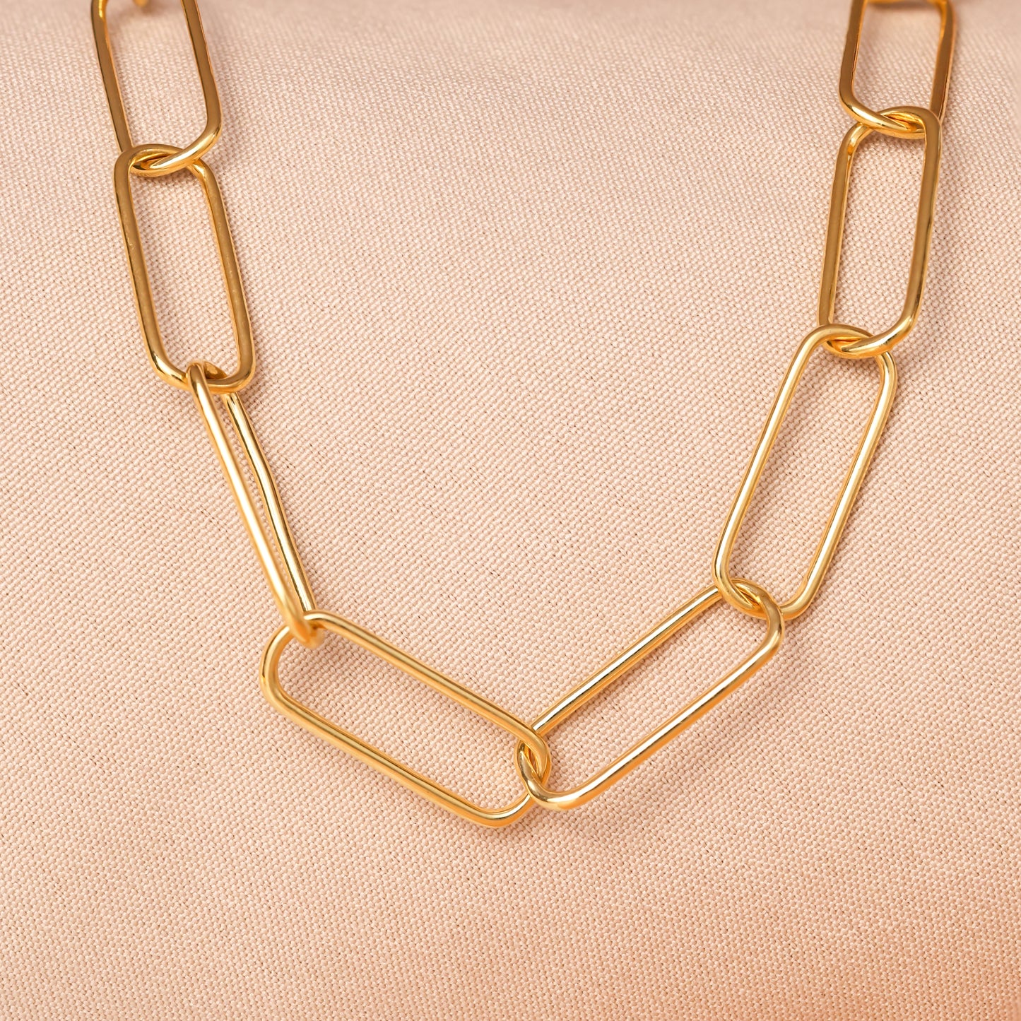 Trending Large Link Chain Necklace 925 Silver For Women/Girls