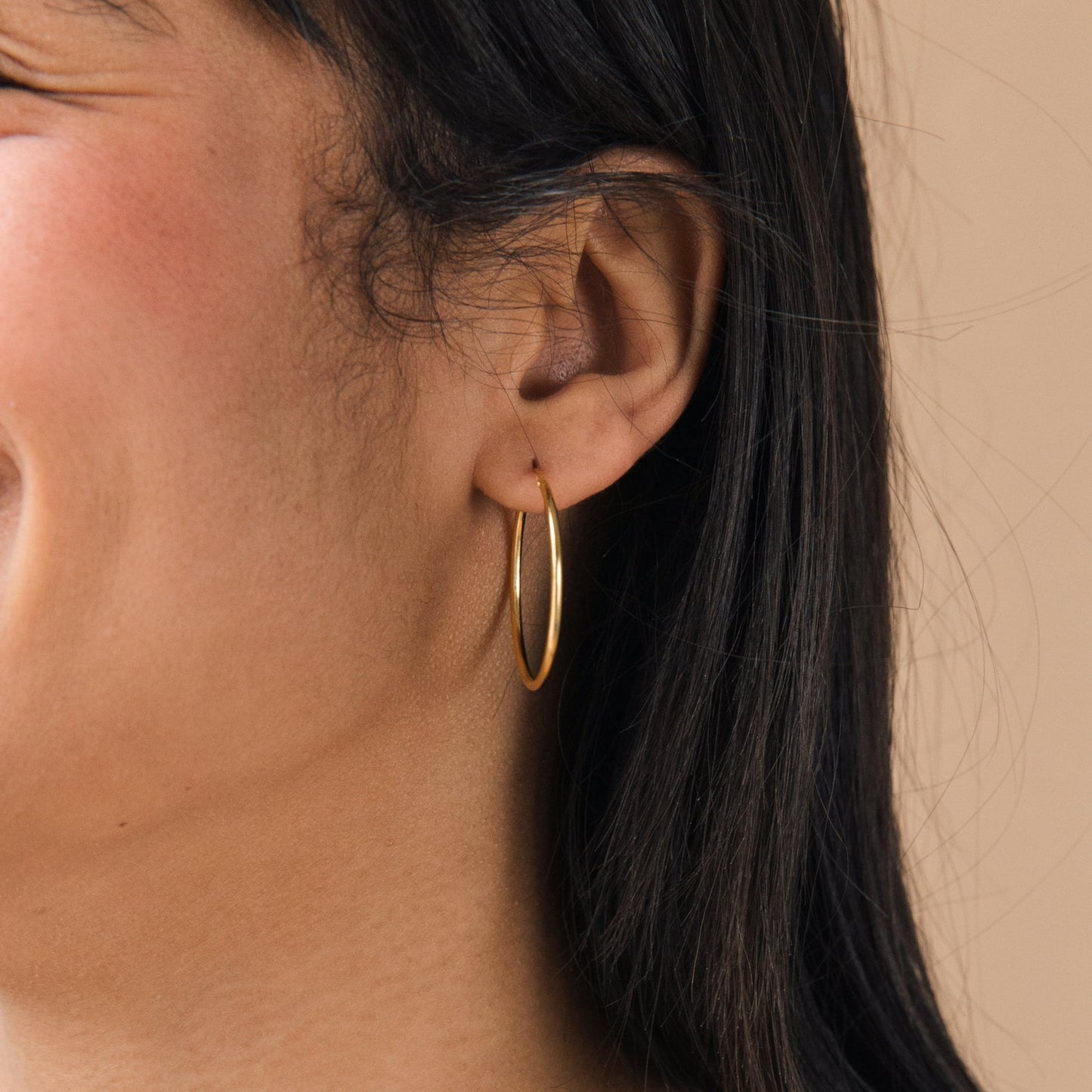 Large _Thin_Hoops_ear_view