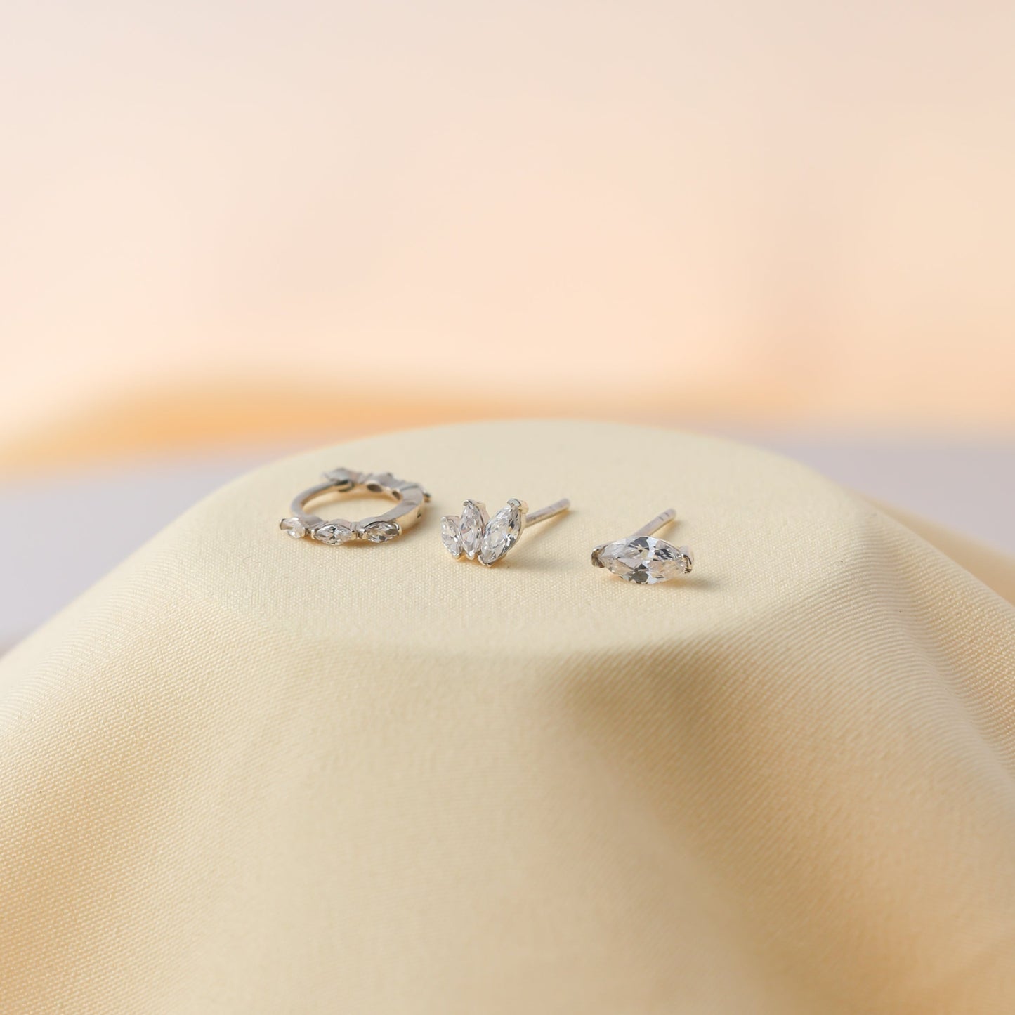 Marquise_Diamond_Earrings_Set_925_Silver