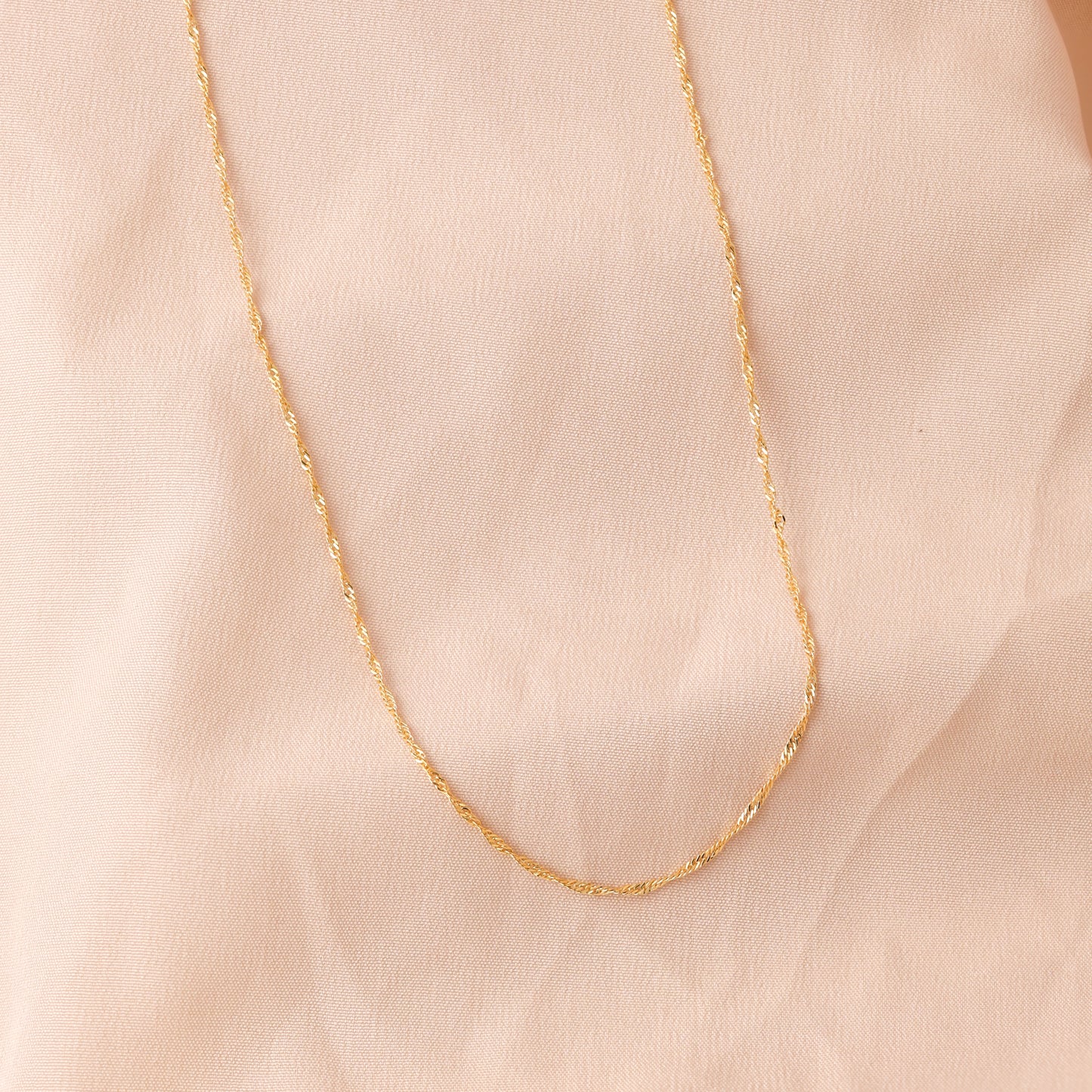 Classic Singapore Twist Necklace For Women/Girls