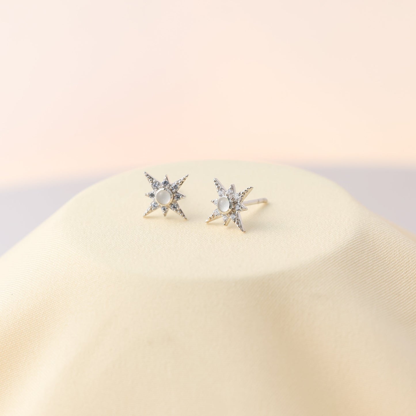Starburst Studs 925 Silver For Women/Girls