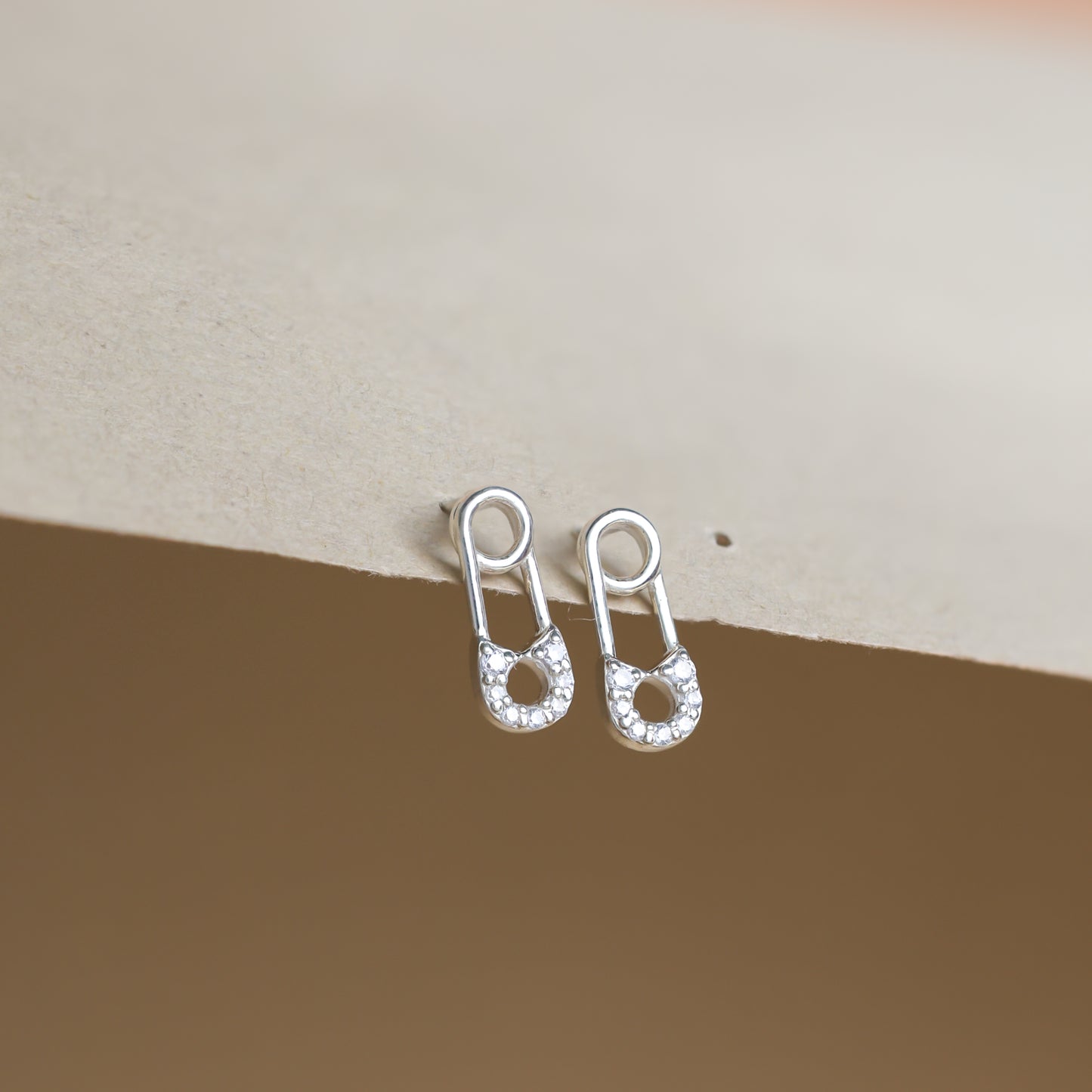 Safety Pin Studs For Women/Girls