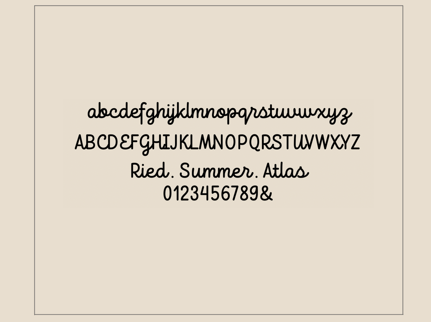 Chic Elegance: The Petite Script Name Ring