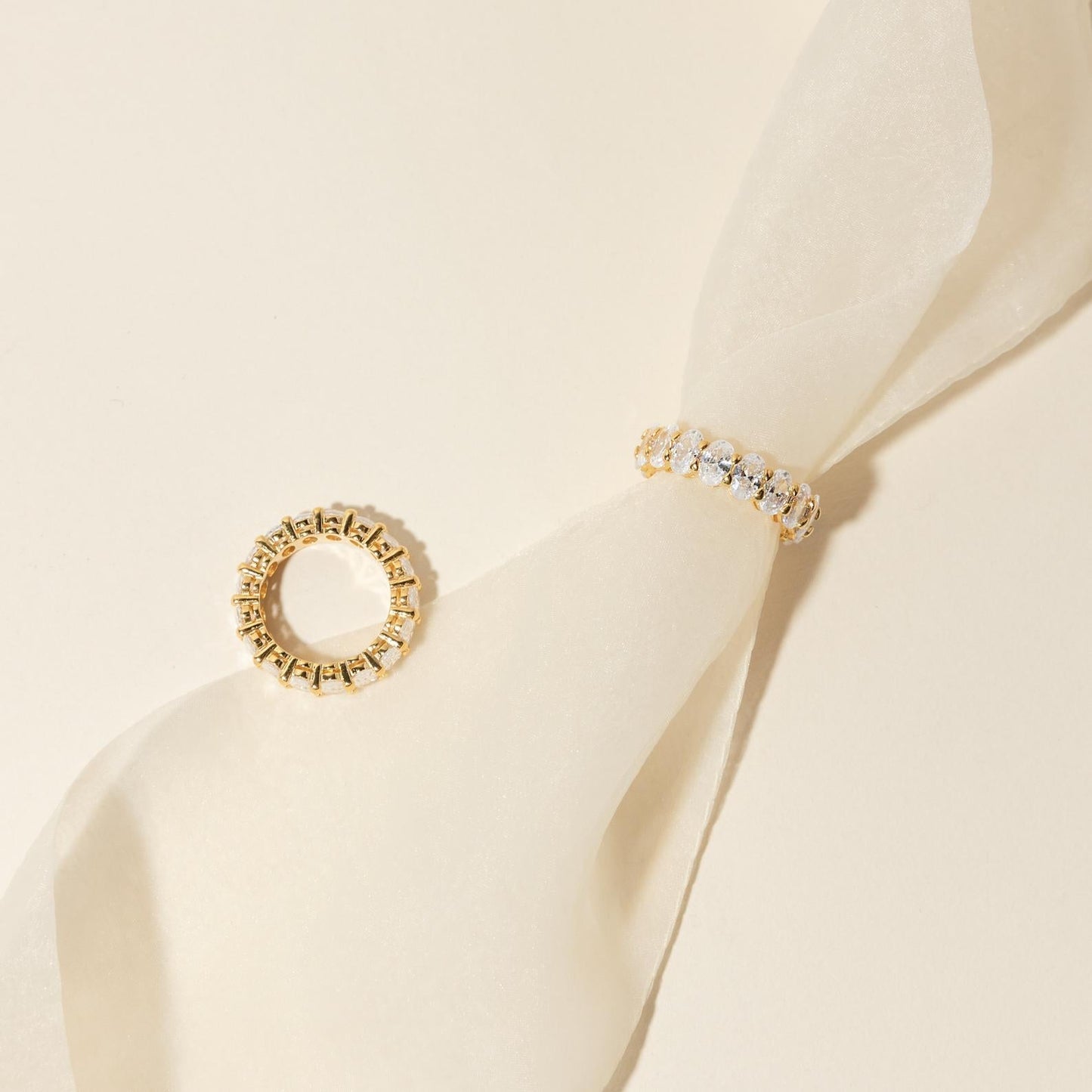 Eternal Radiance: Alannah Oval Diamond Ring