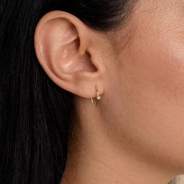 Rylee Diamond Wire Earrings