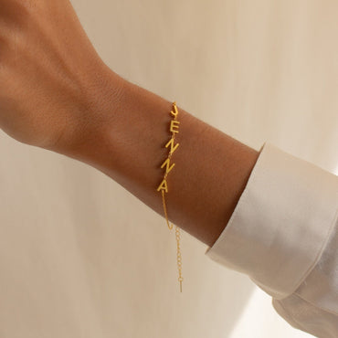 Personalized Chic: Custom Letter Bracelet