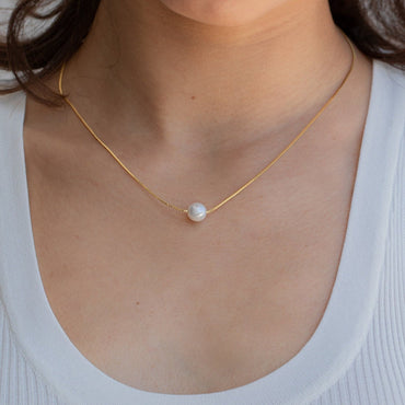 Kennedy Pearl Necklace 18K Gold