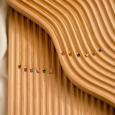 Embrace Meaningful Simplicity with Dainty Birthstone Necklaces