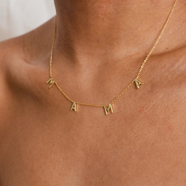 Celebrate Motherhood: Mama Necklaces Collection Mama Letters