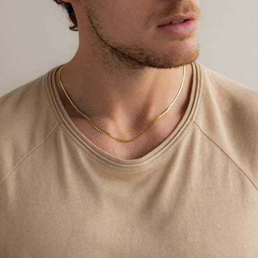 Men's Thick Snake Chain Necklace: Bold Sophistication for Every Look