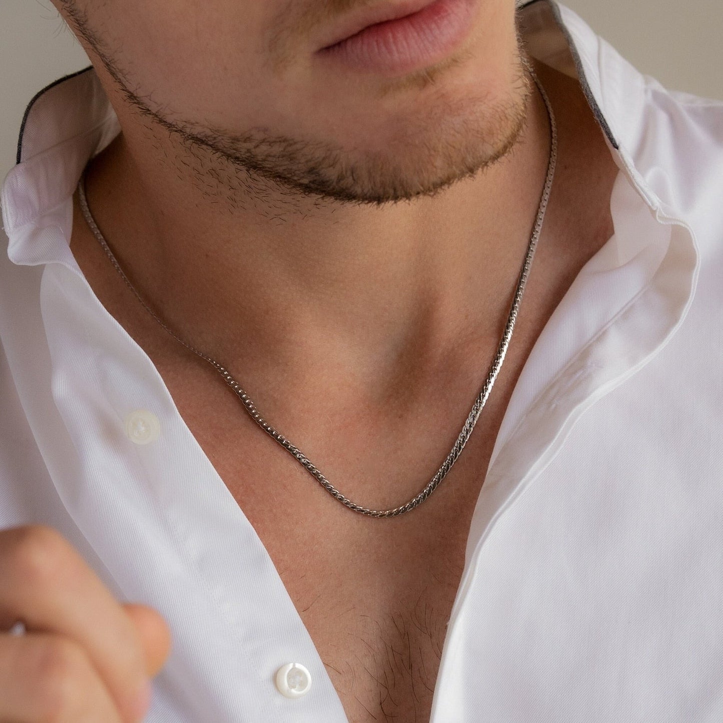 Men's Thick Snake Chain Necklace: Bold Sophistication for Every Look