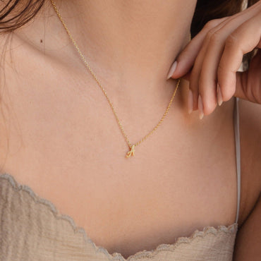 Charming Personalization: Custom Initial Necklace