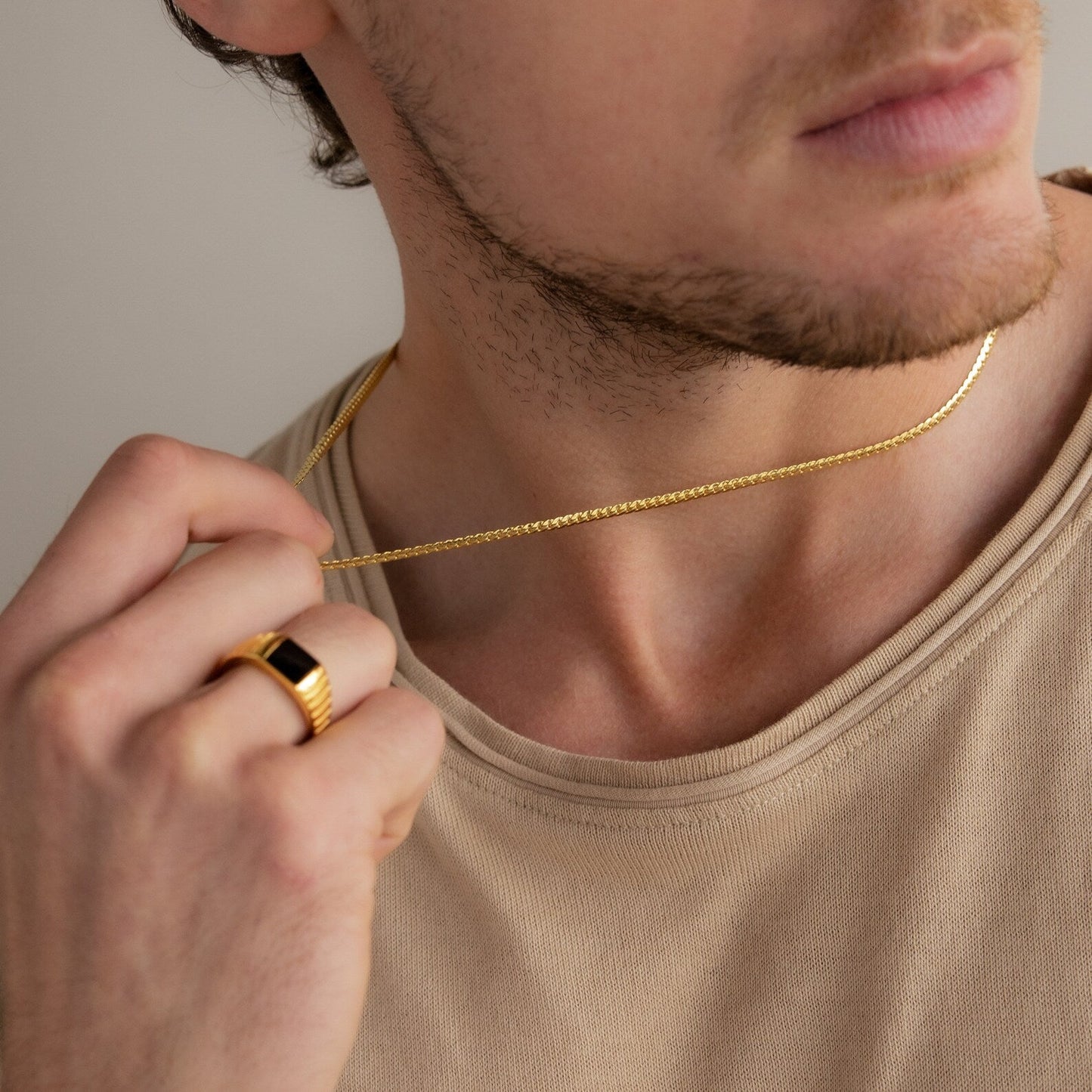 Men's Thick Snake Chain Necklace: Bold Sophistication for Every Look