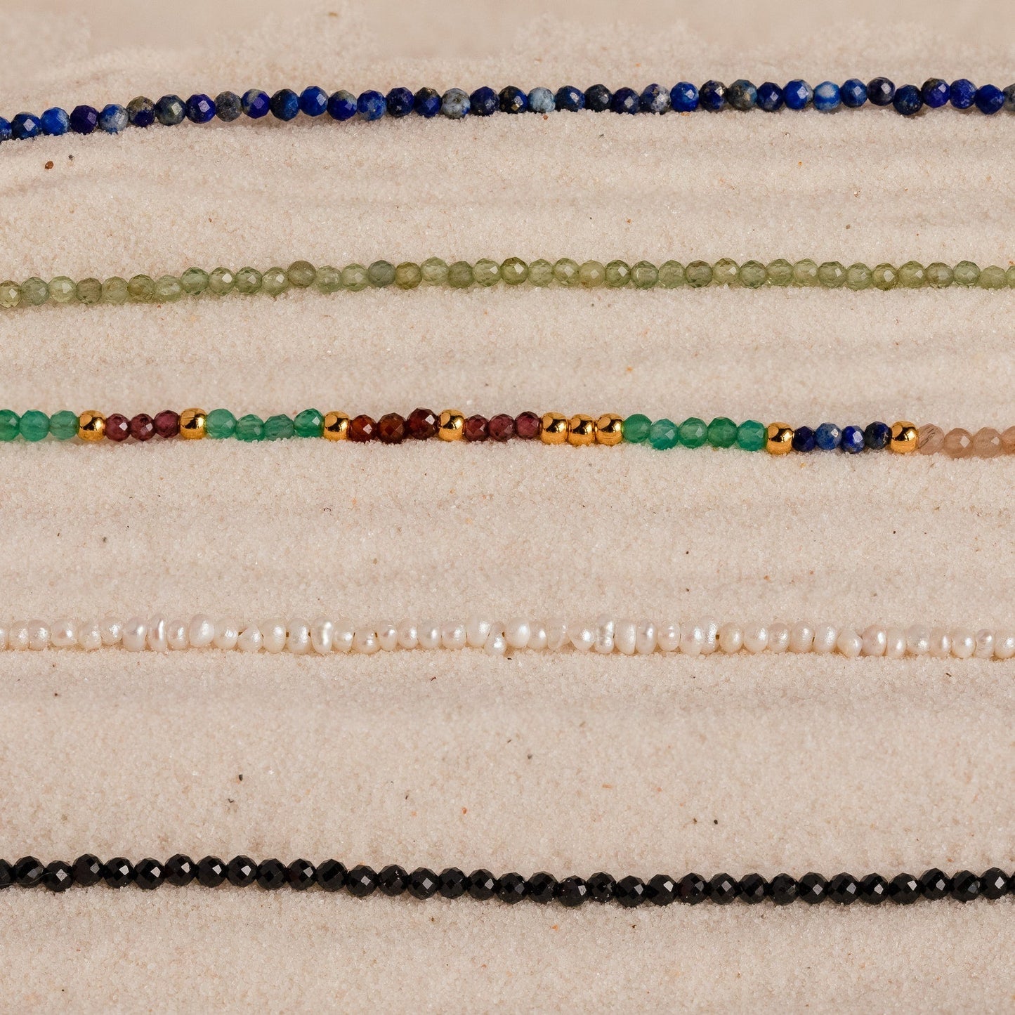 Boho Chic Black Abyss Beaded Necklace: Effortless Style for the Free-Spirited