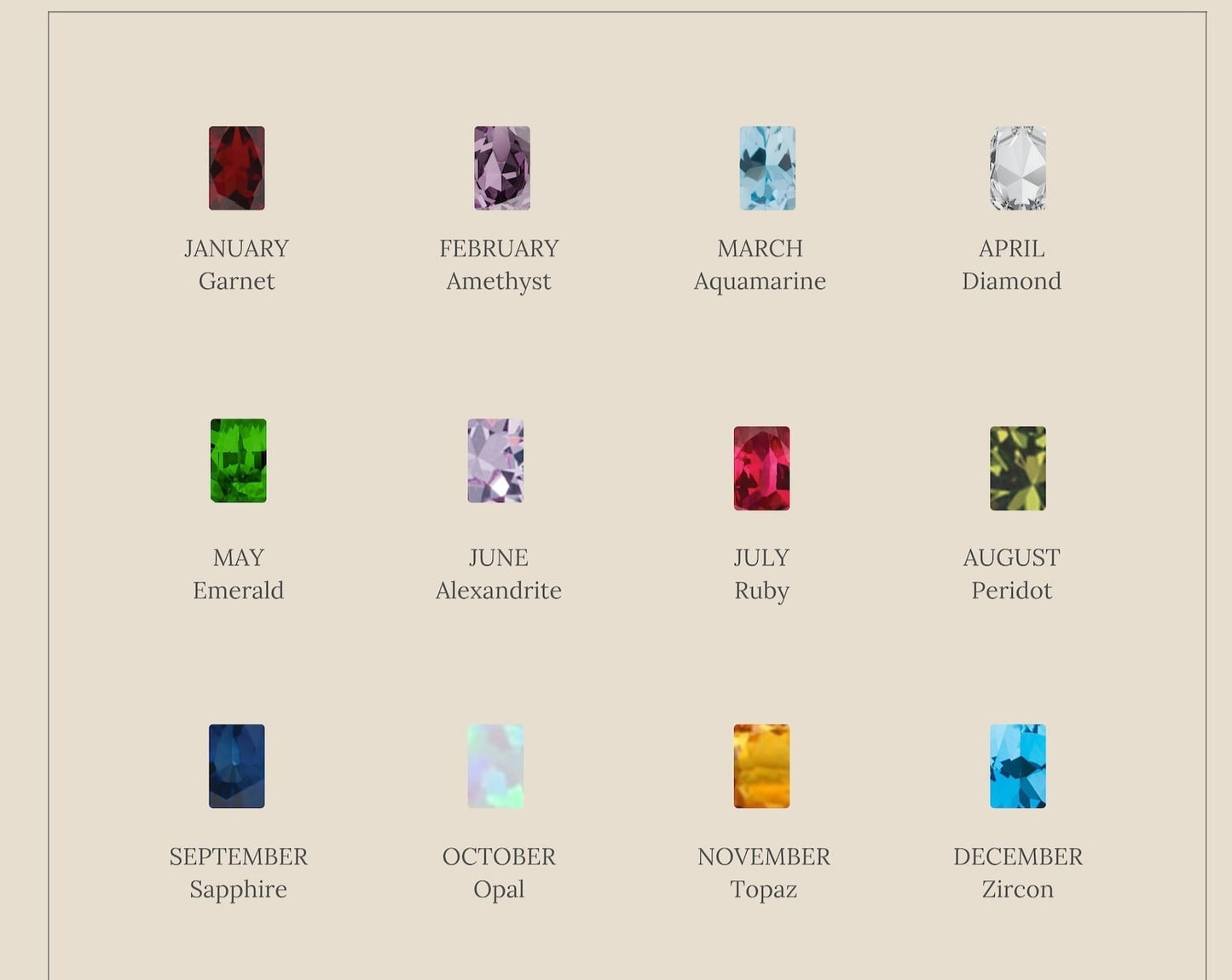 Emerald Birthstone Studs