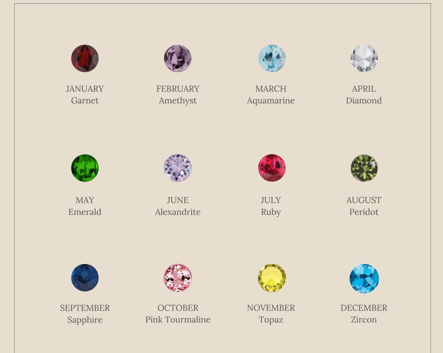 Vera Ruby Birthstone Huggies