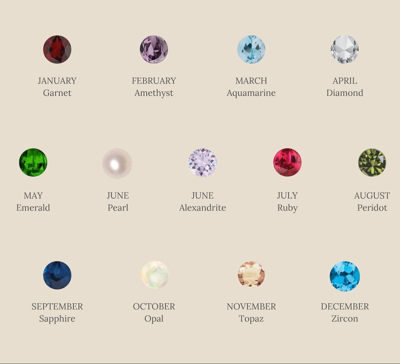 Bella Birthstone Studs