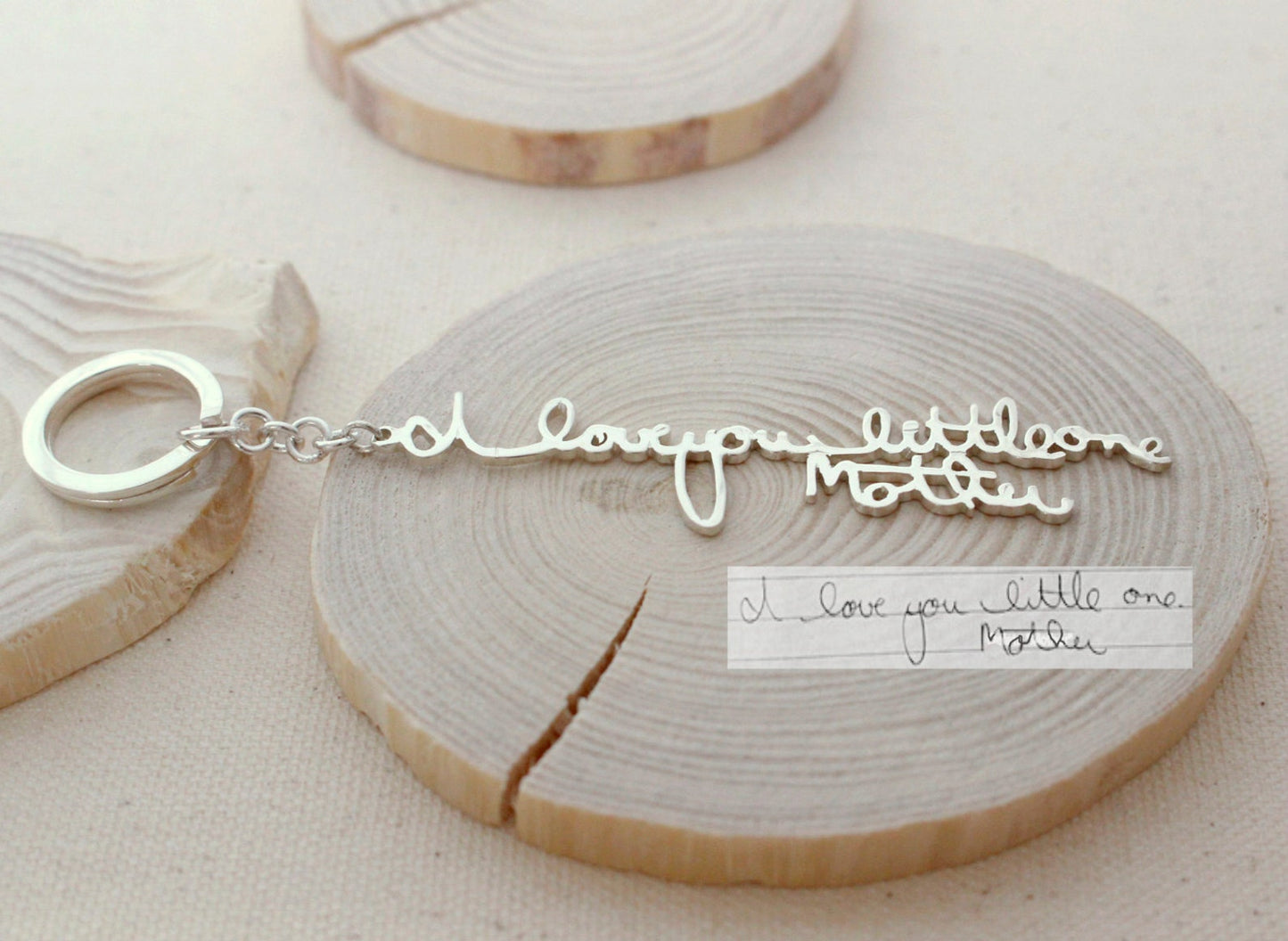 Keep Their Words Close: Custom Handwriting Keychain