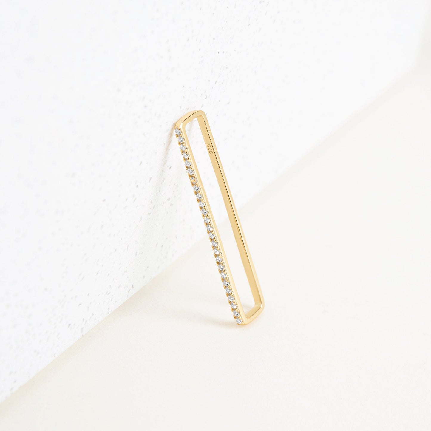 Pave Bar Ear Cuff