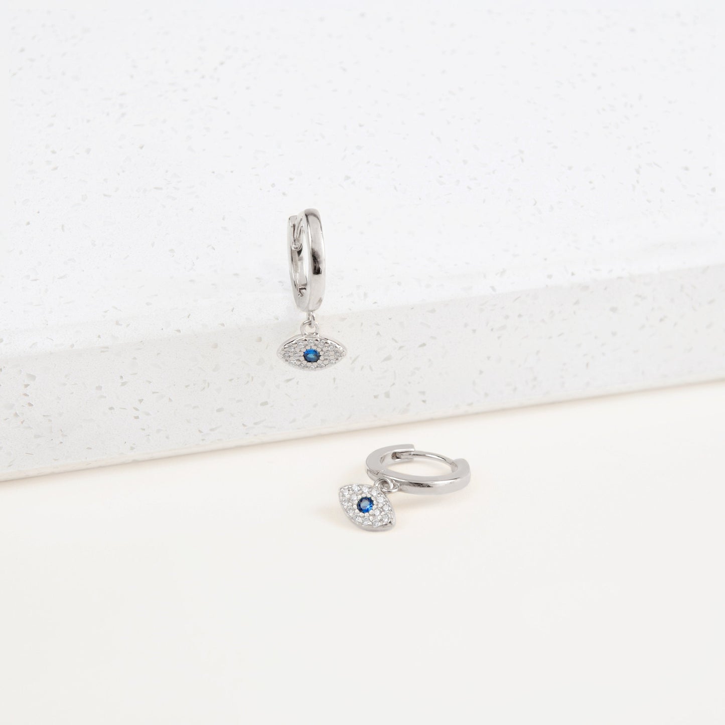 Iris Huggies Sterling Silver