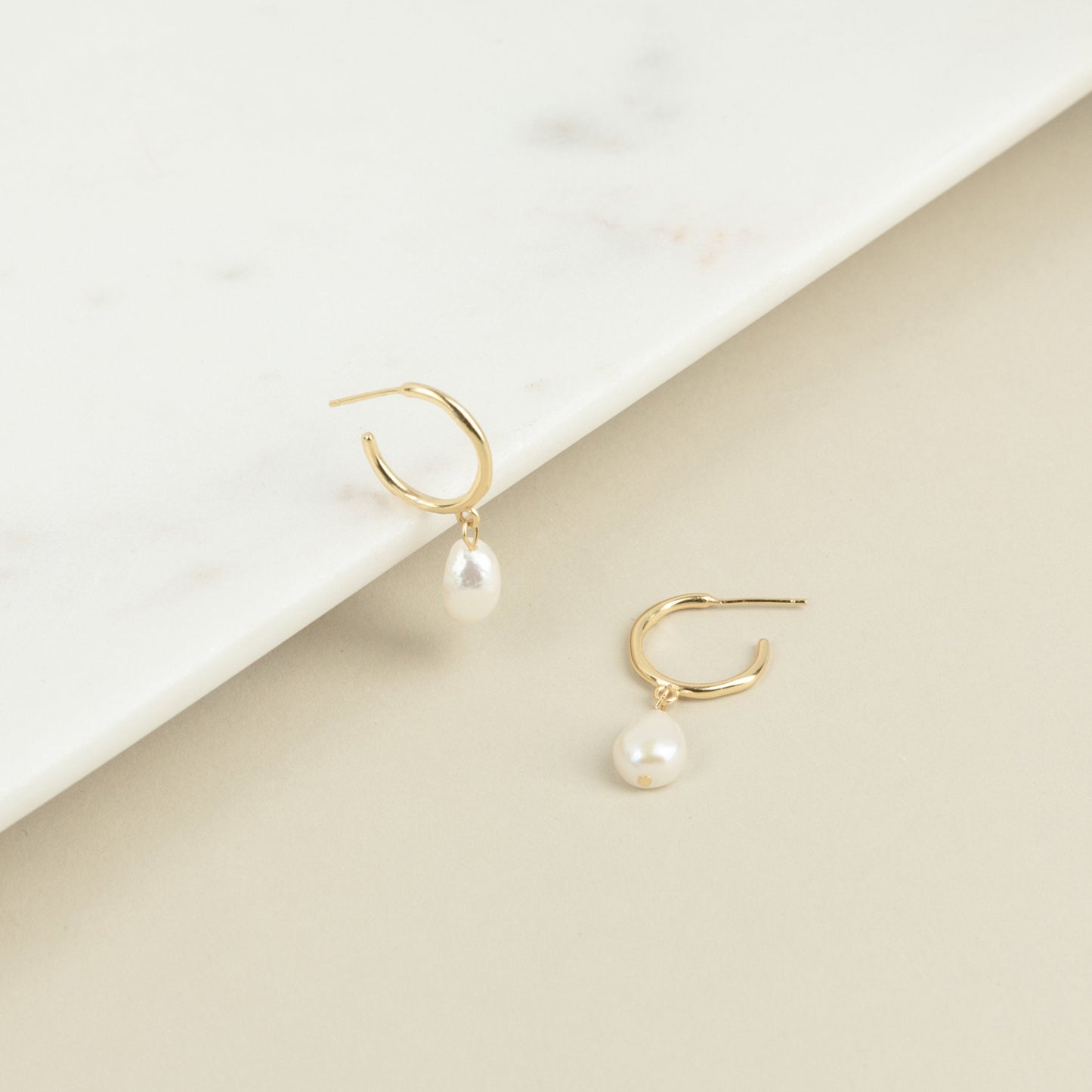Margot Pearl Hoops