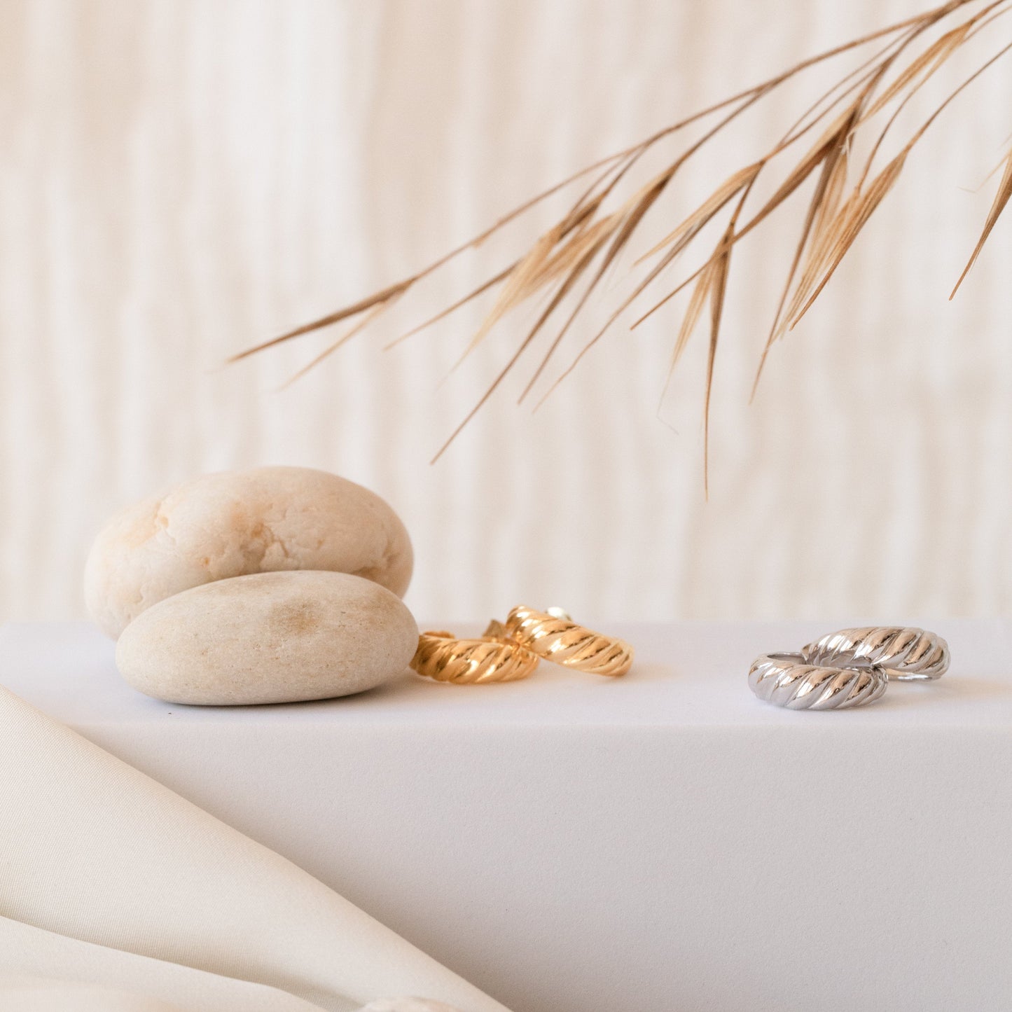 Elevate Your Style with Croissant Twist Earrings