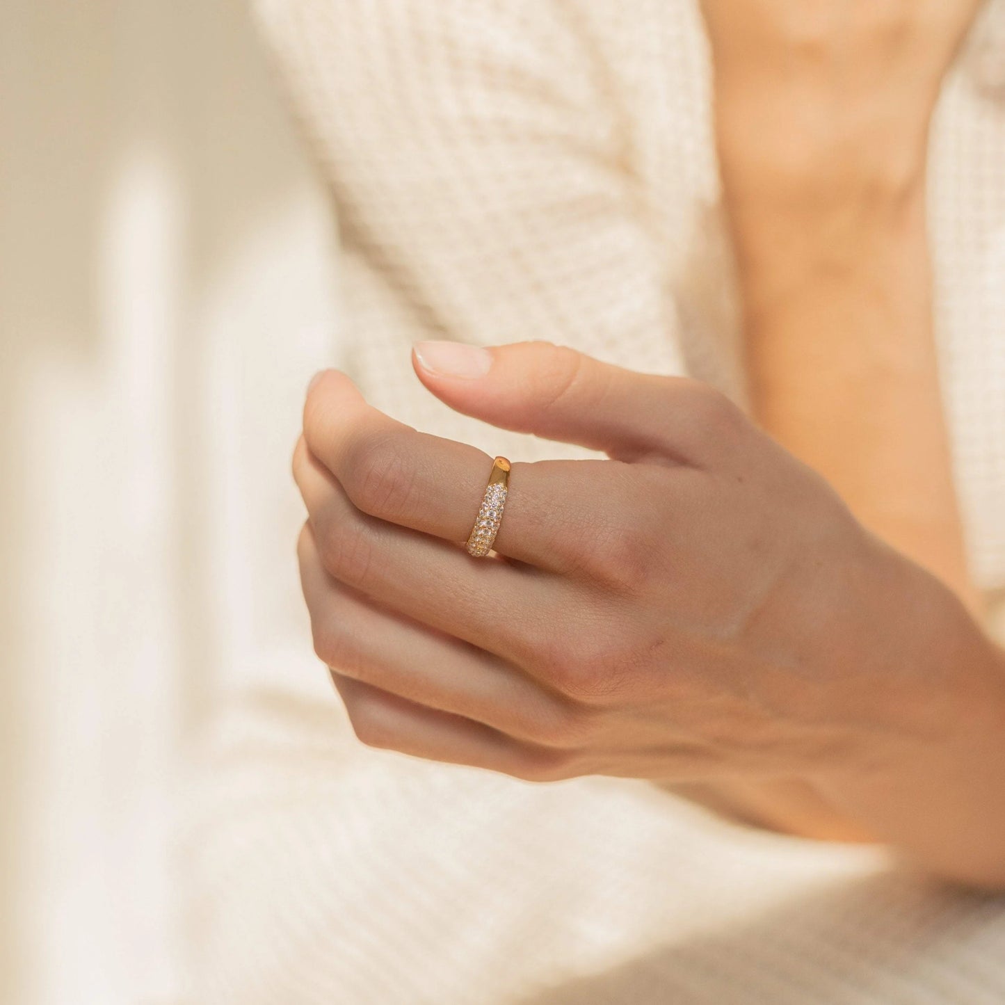 The Pave Dome Ring