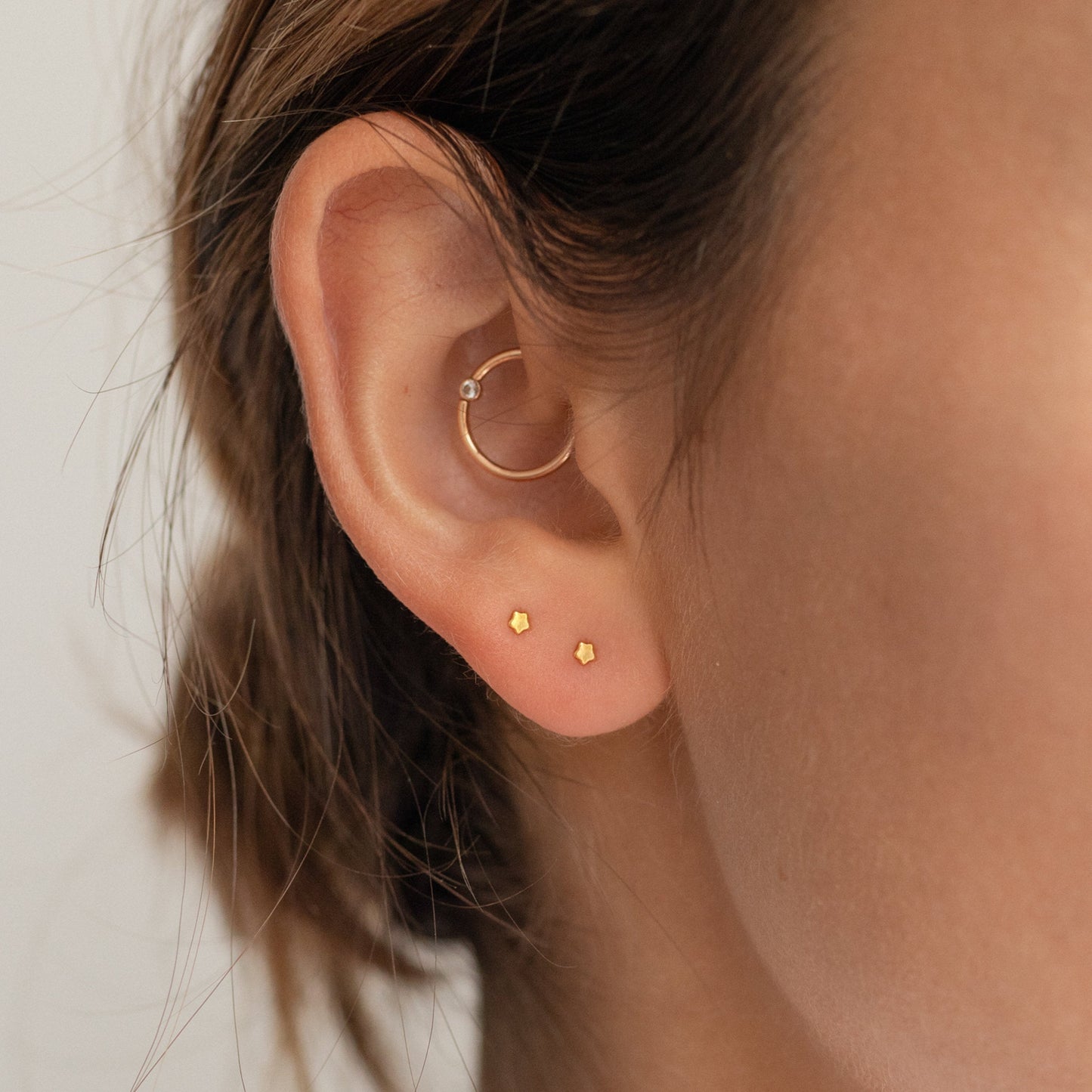 Tiny Star Studs Gold Plated For Women/Girls