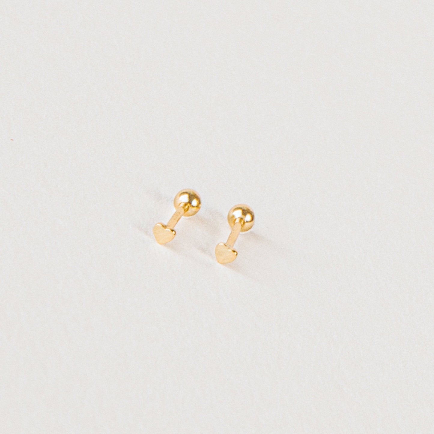 Tiny Heart Studs