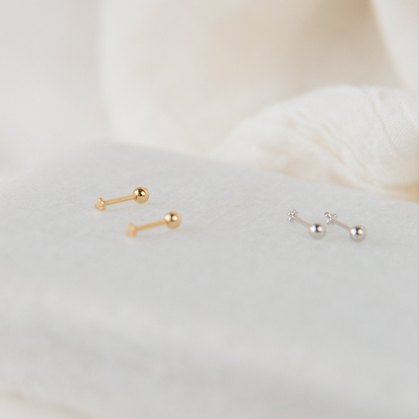 Tiny Cross Studs