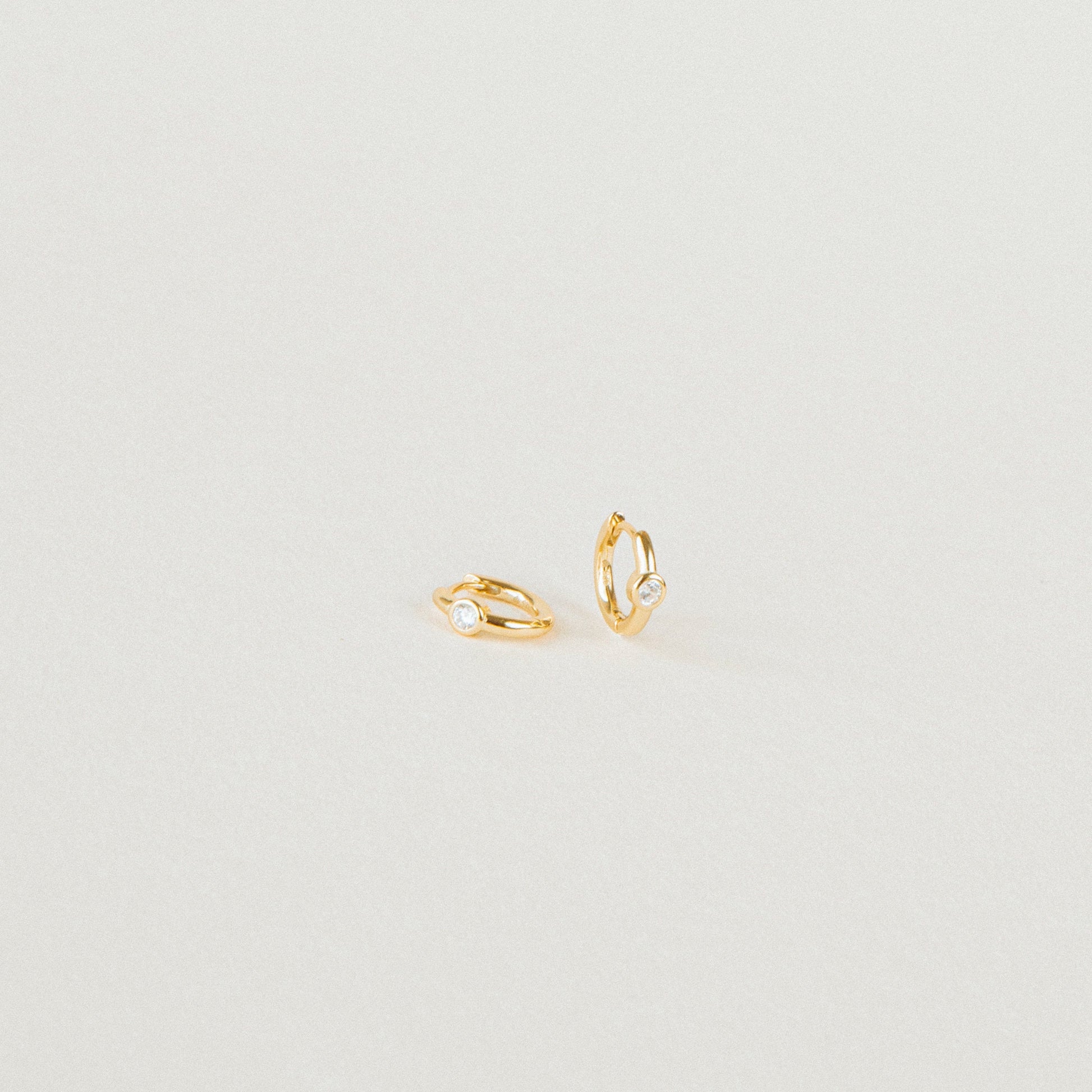 Effortless Elegance: Alea Diamond Huggie Earrings