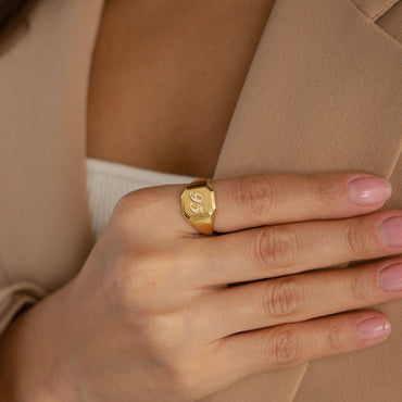 Carry Your Lucky Charm Everywhere with the Lucky Number Signet Ring