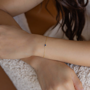 Personalized Baguette Birthstone Bracelet: A Timeless Keepsake
