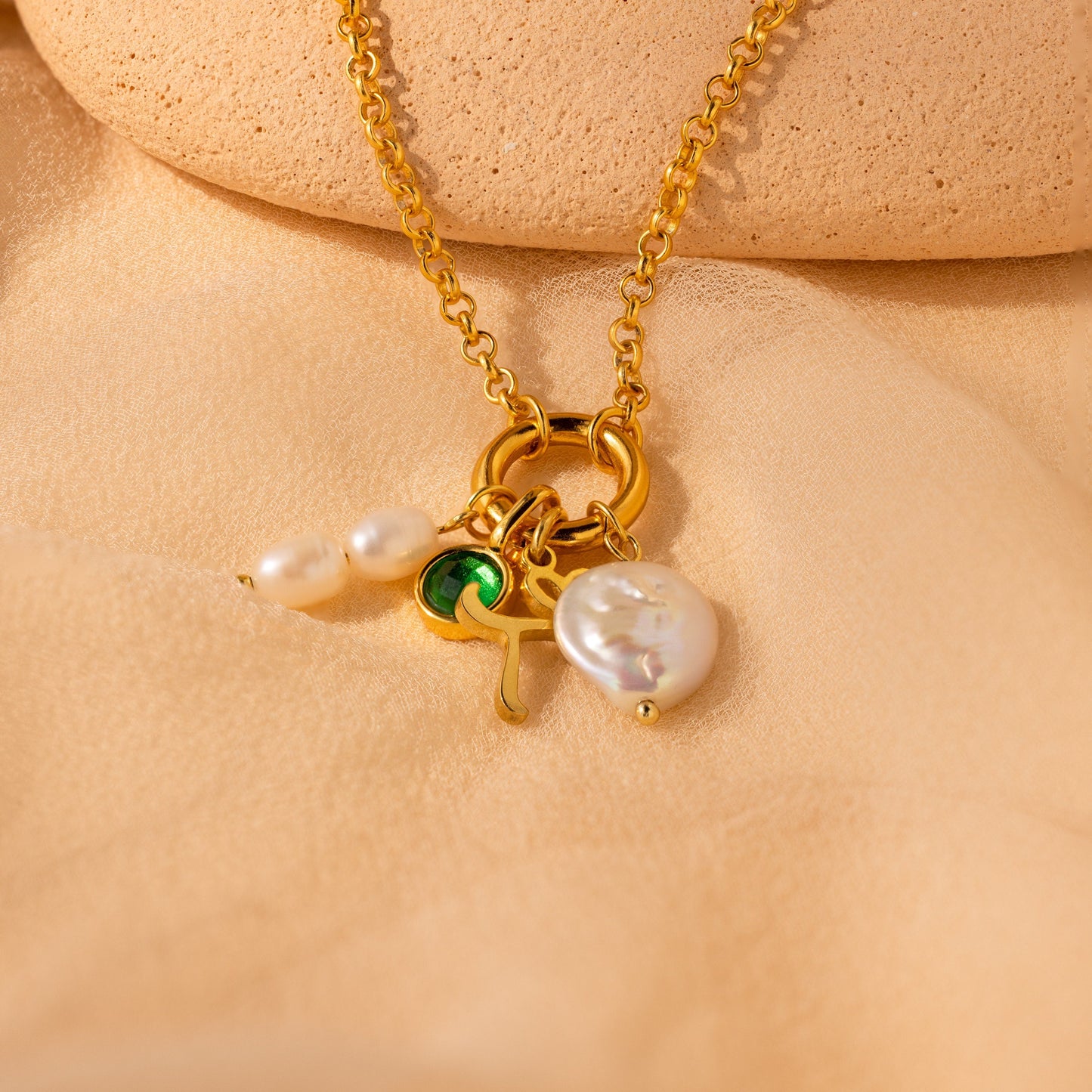 Signet Birthstone Charm