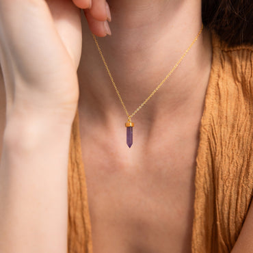 Timeless Beauty: Amethyst Quartz Necklace