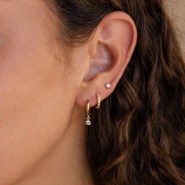 Classic Diamond Earrings Set For Women/Girls