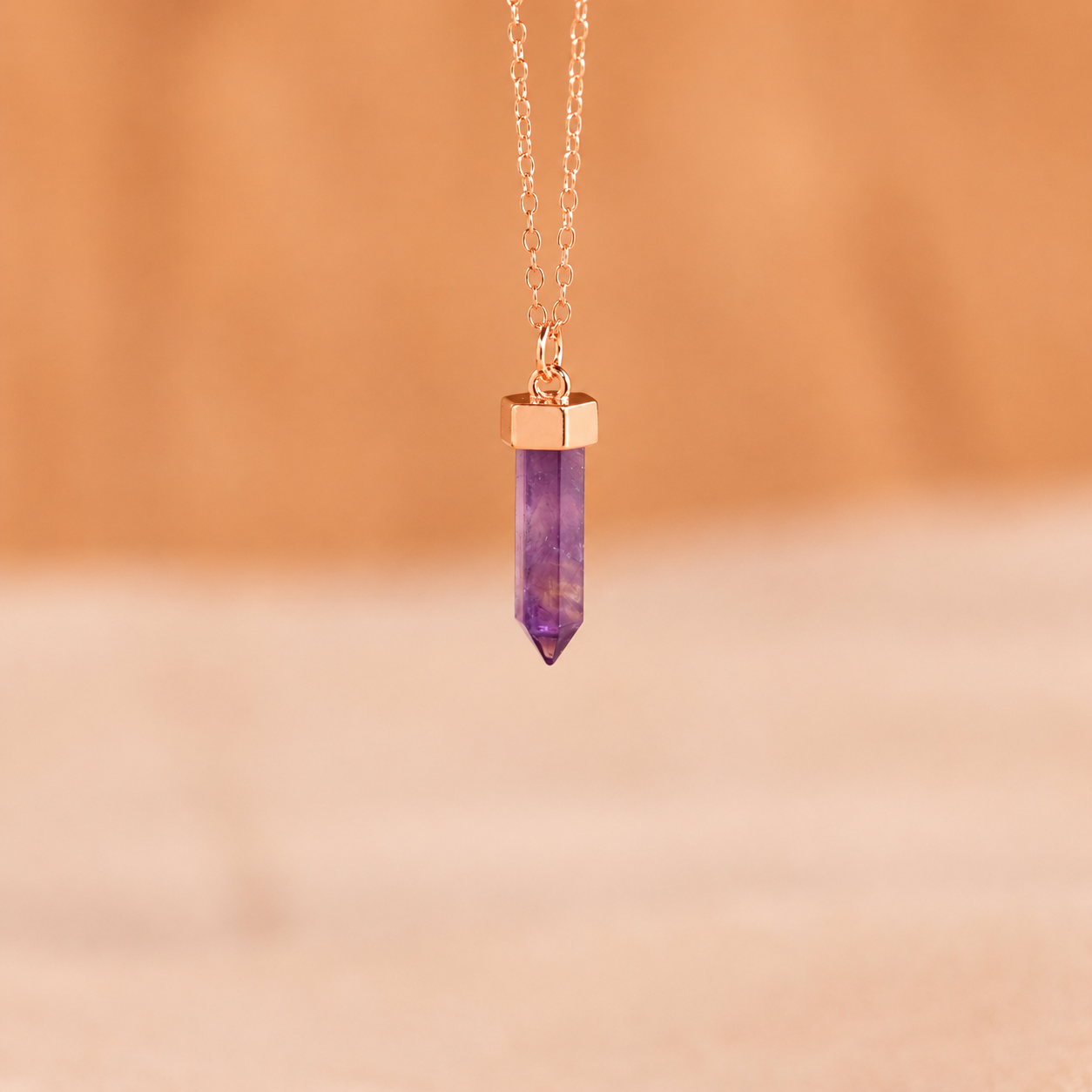 Amethyst Quartz Necklace