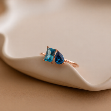 The Toi et Moi Birthstone Ring