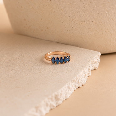 The Oval Birthstone Ring