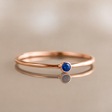 The Tiny Birthstone Ring
