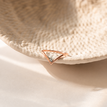 Curve Birthstone Ring